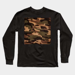 Earth Camouflage Long Sleeve T-Shirt